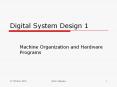 Digital System Design 1 PowerPoint PPT Presentation
