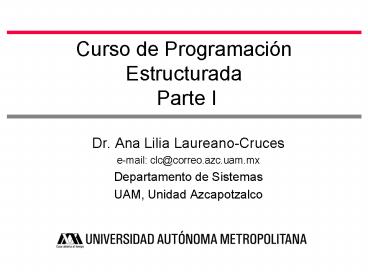 Curso de Programaci