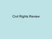 Civil Rights Review