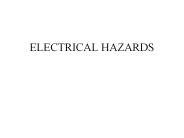 ELECTRICAL HAZARDS