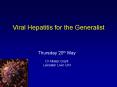 Viral Hepatitis for the Generalist PowerPoint PPT Presentation