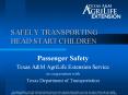 SAFELY TRANSPORTING HEAD START CHILDREN PowerPoint PPT Presentation