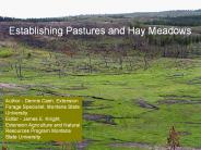 Establishing Pastures and Hay Meadows