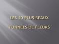 Les 10 plus beaux  tunnels de fleurs PowerPoint PPT Presentation