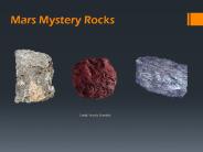 Mars Mystery Rocks