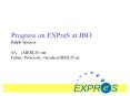 Progress on EXPreS at JBO Ralph Spencer PowerPoint PPT Presentation