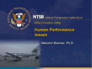 Human Performance Issues