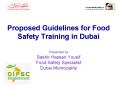 Proposed Guidelines for Food Safety Training in Dubai PowerPoint PPT Presentation