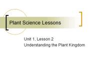 Plant Science Lessons