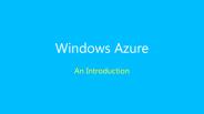 Microsoft Azure PPT