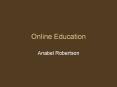 Online Education PowerPoint PPT Presentation