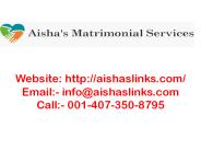 Aishas Matrimonial Reviews