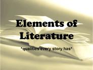 Elements of Literature