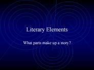Literary Elements