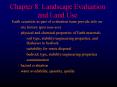 Chapter 8: Landscape Evaluation and Land Use PowerPoint PPT Presentation
