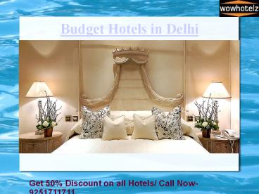 Budget Hotels in Delhi