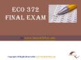 ECO 372 Final Exam (Latest) - Assignment PowerPoint PPT Presentation