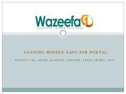 Jobs in Kuwait - Wazeefa1