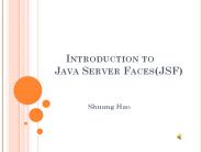 Introduction%20to%20Java%20Server%20Faces(JSF)