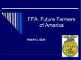 FFA: Future Farmers of America PowerPoint PPT Presentation