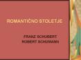 ROMANTICNO STOLETJE PowerPoint PPT Presentation