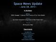 Space News Update PowerPoint PPT Presentation