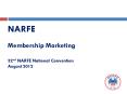 NARFE Membership Marketing 32nd NARFE National Convention August 2012 PowerPoint PPT Presentation