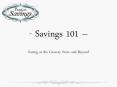 - Savings 101  PowerPoint PPT Presentation