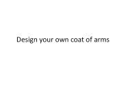 Design your own coat of arms