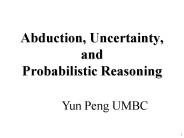 Abduction, Uncertainty, and Probabilistic Reasoning