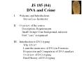 JS 185 (04) DNA and Crime PowerPoint PPT Presentation