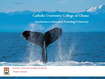 Catholic University College of Ghana