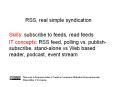 RSS, real simple syndication PowerPoint PPT Presentation