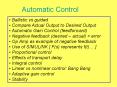 Automatic Control PowerPoint PPT Presentation