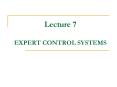 Lecture 7 EXPERT CONTROL SYSTEMS PowerPoint PPT Presentation