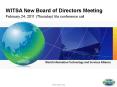 WITSA New Board of Directors Meeting PowerPoint PPT Presentation