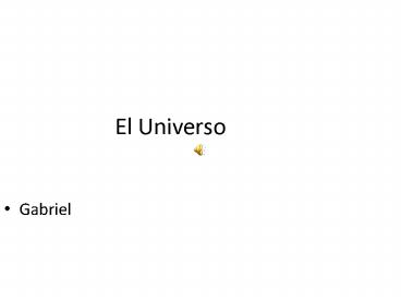 El Universo