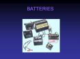 BATTERIES PowerPoint PPT Presentation
