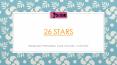 26 stars PowerPoint PPT Presentation