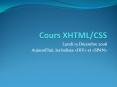 Cours XHTML/CSS PowerPoint PPT Presentation