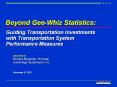 Beyond Gee-Whiz Statistics: PowerPoint PPT Presentation