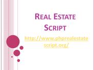Real Estate Script
