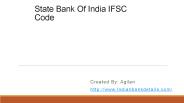 State bank of India ifsc code