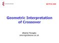 Geometric Interpretation of Crossover PowerPoint PPT Presentation
