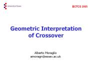 Geometric Interpretation of Crossover