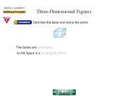 Three-Dimensional Figures