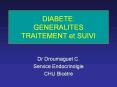 DIABETE: GENERALITES TRAITEMENT et SUIVI PowerPoint PPT Presentation