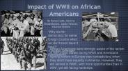 Impact of WWII on African Americans