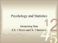 Psychology and Statistics PowerPoint PPT Presentation