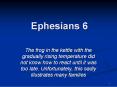 Ephesians 6 PowerPoint PPT Presentation